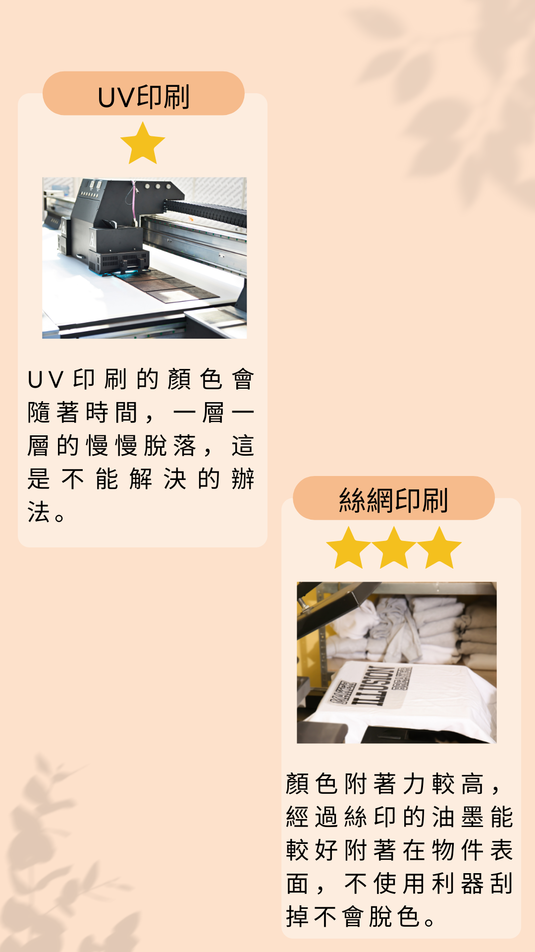 絲網印刷與UV印刷耐用性比較